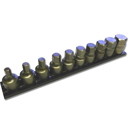 Homecare Products 0.38 in. Half Cut Stubby Sae Hex Set HO3483336